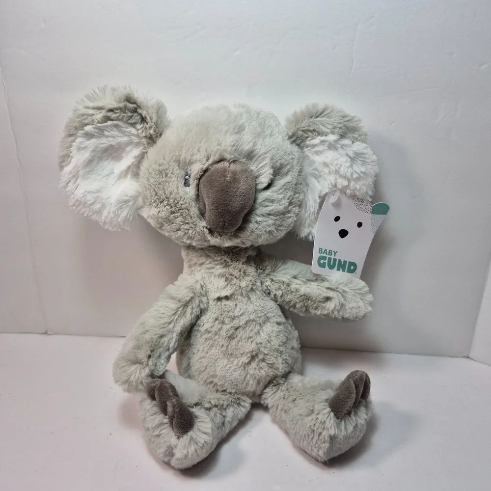 Plush Stuffed Animal Lil Luvs Shay Koala Bear 11 Inch Gray GUND Baby Collection
